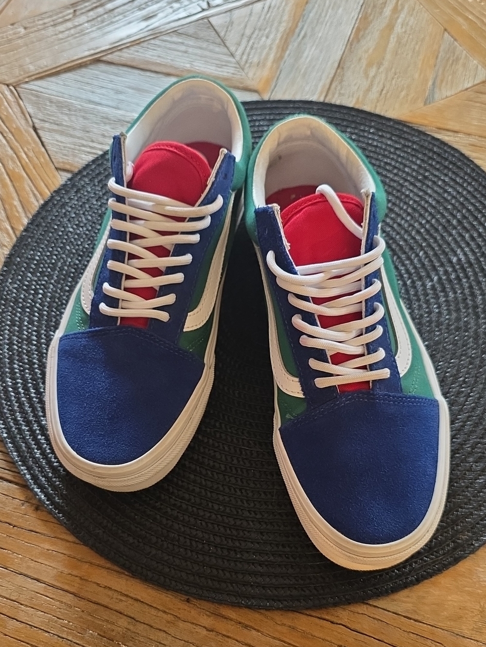 Old Skool Yacht Club multi color suede VANS sneakers! 8